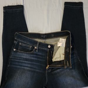Lucky Brand crop jeans. Size 12 dark wash